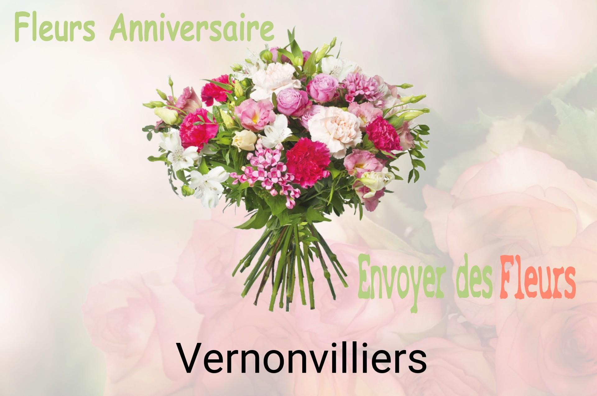 Bouquet de fleurs d’anniversaire livré à Vernonvilliers