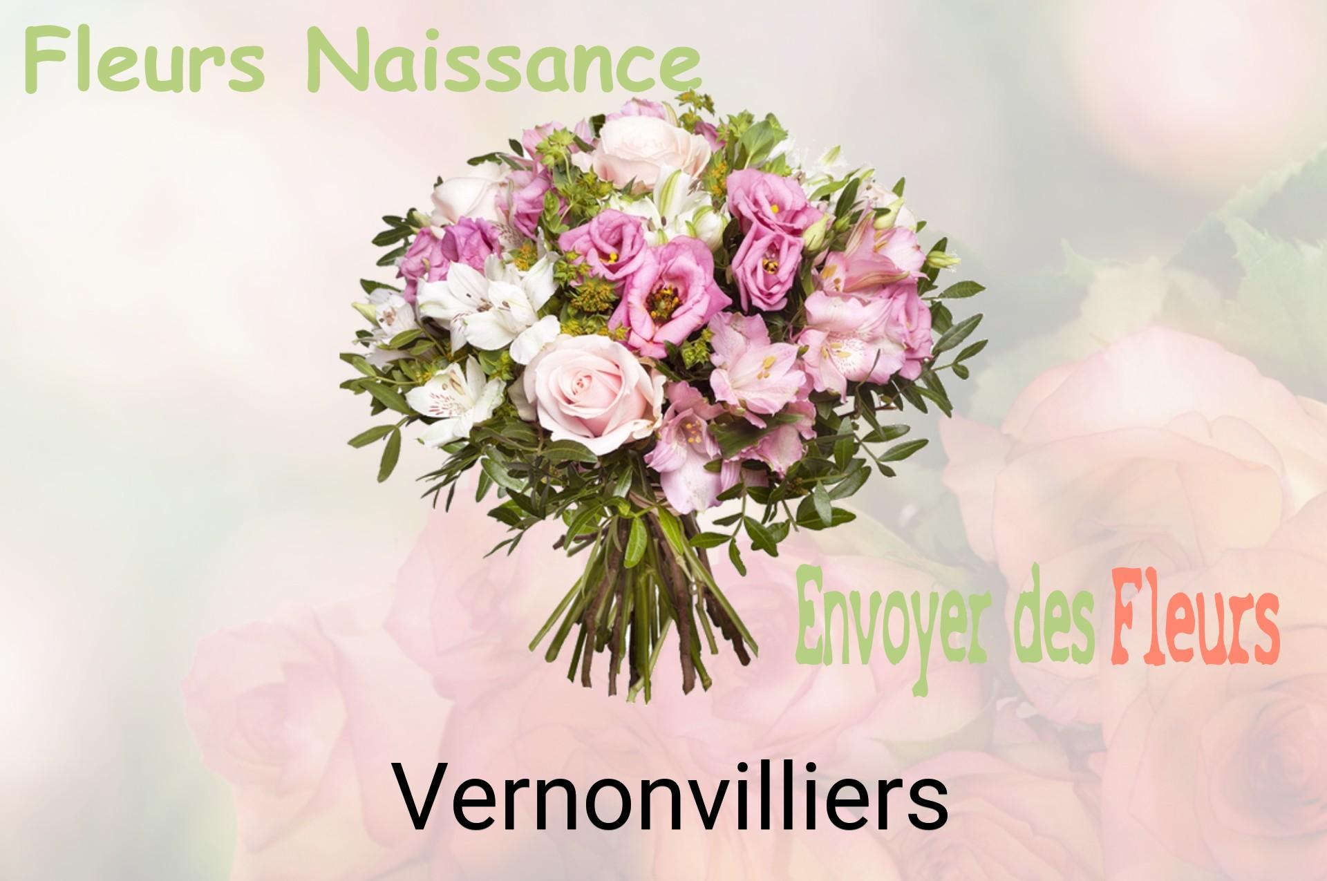 Bouquet de fleurs de naissance livré à Vernonvilliers